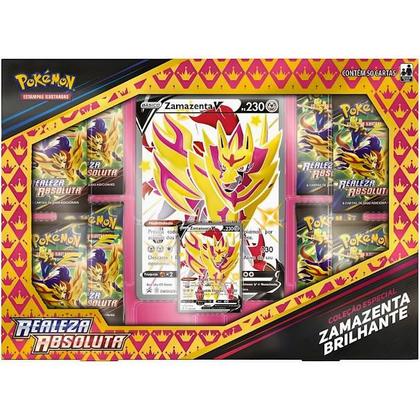 Pokémon EE12.5 Box Zacian E Zamazenta Realeza Absoluta Copag