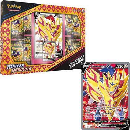 Pokémon EE12.5 Box Zacian E Zamazenta Realeza Absoluta Copag