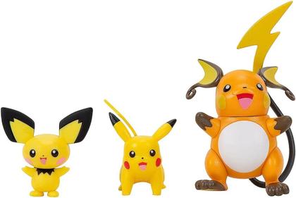 Imagem de Pokemon Evolution Multi-pack Pichu Pikachu Raichu 3295 - Sunny