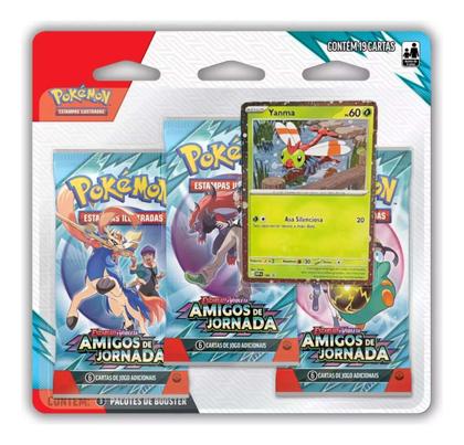Imagem de Pokemon Kit 2 Blisters Triplos EV9 Scraggy +  Yanma