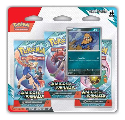 Imagem de Pokemon Kit 2 Blisters Triplos EV9 Scraggy +  Yanma