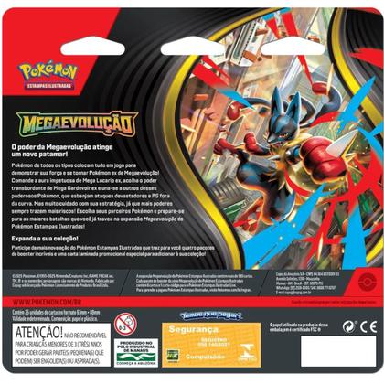 Imagem de Pokémon Mega Evolução com 4 Pacote de Booster Sortidos - 4444410051 - POKEMON