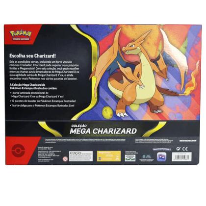 Imagem de Pokémon TCG Box Coleção Mega Charizard Y ex Copag