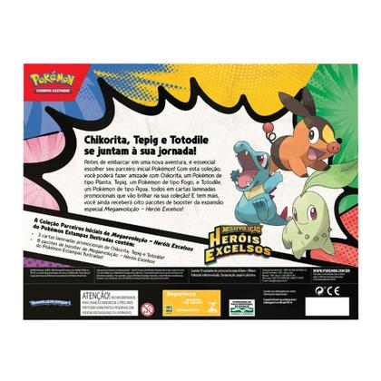 Imagem de Pokémon TCG Box Coleção Parceiros Iniciais Herois Excelsos