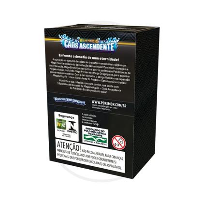 Imagem de Pokémon TCG Box Combo 18 Boosters Caos Ascendente Copag