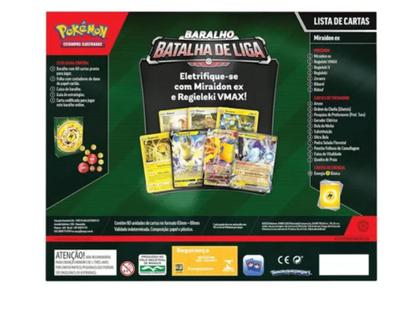 Imagem de Pokémon Tcg Caixa De Jogo 2023 Liga Batalha Miraidon Ex 60 Cartas
