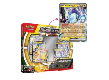 Imagem de Pokémon Tcg Caixa De Jogo 2023 Liga Batalha Miraidon Ex 60 Cartas