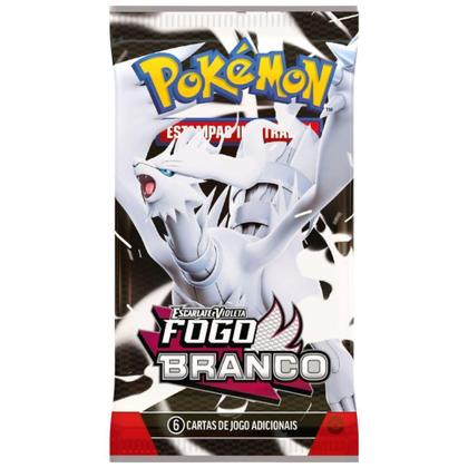 Imagem de Pokémon TCG Combo de 18 Boosters Fogo Branco Copag