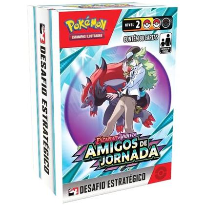 Imagem de Pokémon Tcg Kit Baralho Pronto Jogar +1 Carta Holográfica + Guia + 8 Booster Escarlate e Violeta 9 Amigos de Jornada