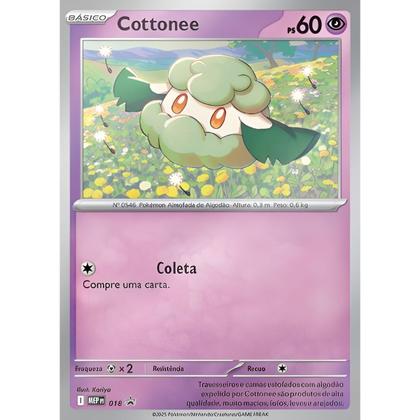 Pokémon TCG Triplo Cottonee Fogo Fantasmagorico - Copag - Deck de