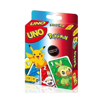 Imagem de Pokémon Uno Flip! - Jogo de Tabuleiro Familiar com Pikachu