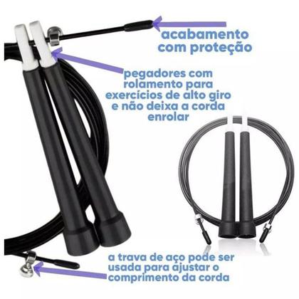 Imagem de Poker 9114 corda de pular com cabo de aço