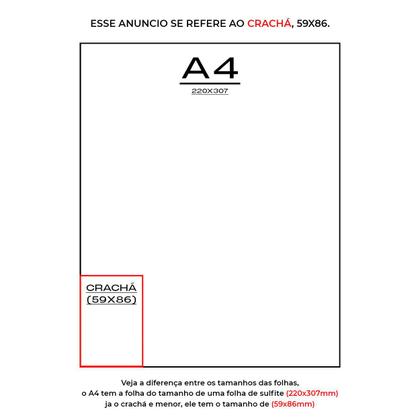 Imagem de Polaseal Plástico para plastificação 0,05 Crachá 59x86 300un