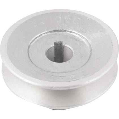 Imagem de Polia Alumínio 1 Canal Perfil A 70Mm Com Furo 5/8 - Vonder