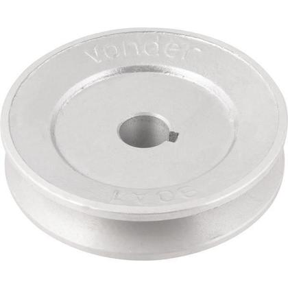 Imagem de Polia Alumínio 1 Canal Perfil A 90Mm Com Furo 5/8 - Vonder