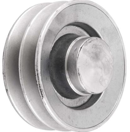 Imagem de Polia alumínio 120mm 2 canais perfil b - Vonder
