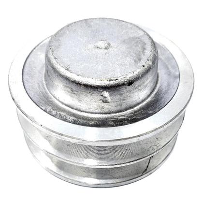 Imagem de Polia de Alumínio para Transmissão em V 2 Canais Tipo A 80mm - Alucal PAL80A2