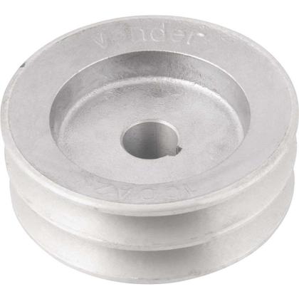 Imagem de Polia De Alumínio Vonder 100 Mm Diâmetro Externo Furo 19,1 Mm Canal A