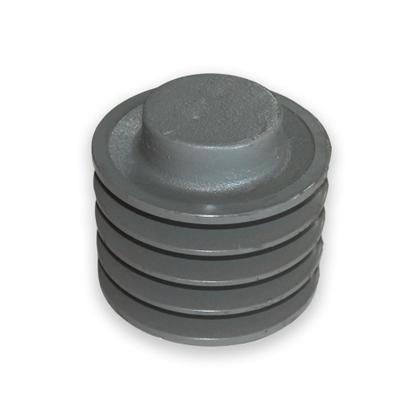 Imagem de Polia de Ferro Fundido 120mm 4 Canais Perfil B Sem Furo