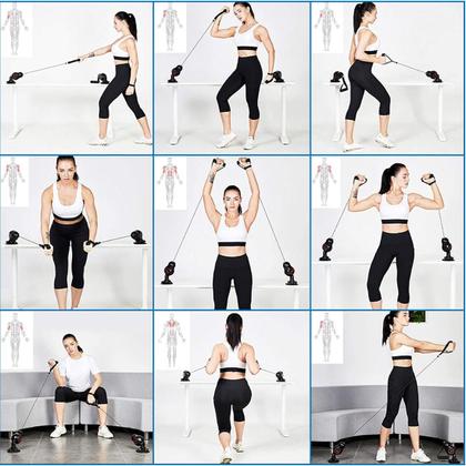 Imagem de Polia Portátil Com Cabo E Regulagem De Tensão MBfit