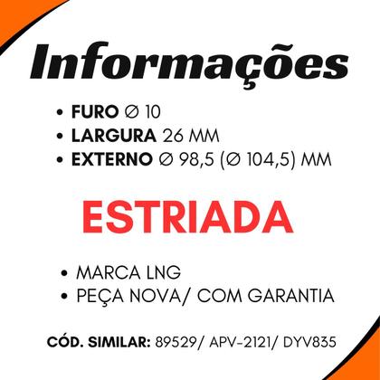 Imagem de Polia Tensora Correia Estriada Mbb Sprinter Cdi/ Accelo 715c/ Motor Om611/ 612