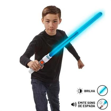 Imagem de Polibrinq espada sabre de luz space guardian retratil com som e luz