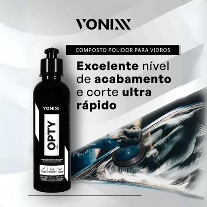 Imagem de Polidor De Vidros Opty 240ml Tira Riscos Para-brisa Vonixx