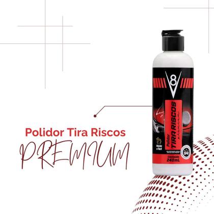 Imagem de Polidor Tira Riscos Premium Automotivo V8 Sanol 240ml