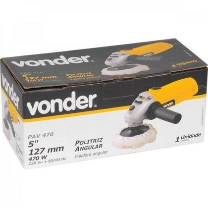 Imagem de Politriz Angular 5 Polegadas Pav 470 Vonder 220V