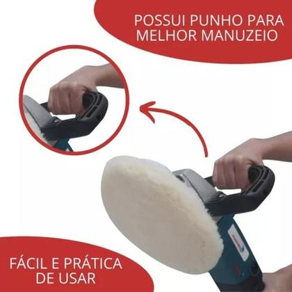 Imagem de Politriz Angular Automotiva 1200w 3000rpm 6 Velocidades 127v