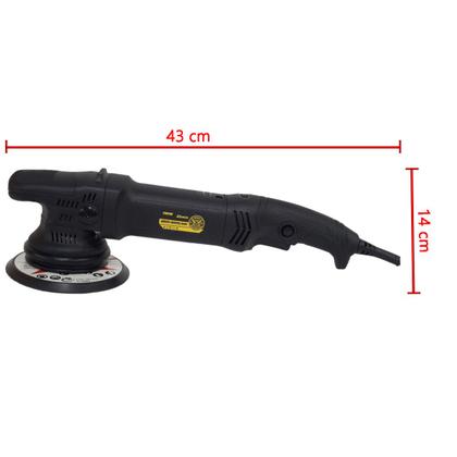 Imagem de Politriz Automotiva Rotativa 780W Orbital 21mm Elétrica 220V Profissional Rotta 376 2611 Gold