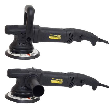 Imagem de Politriz Automotiva Rotativa 780W Orbital 21mm Elétrica 220V Profissional Rotta 376 2611 Gold