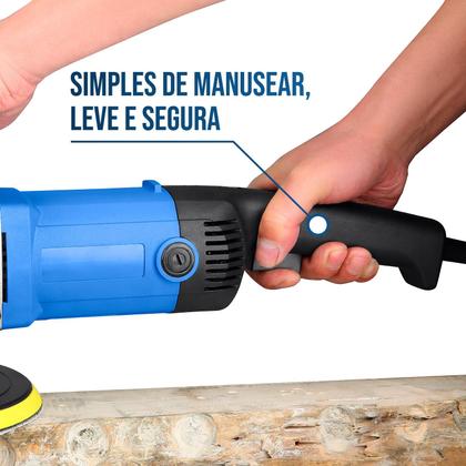 Imagem de Politriz Lixadeira Multifunções Automotiva 7" 1400W