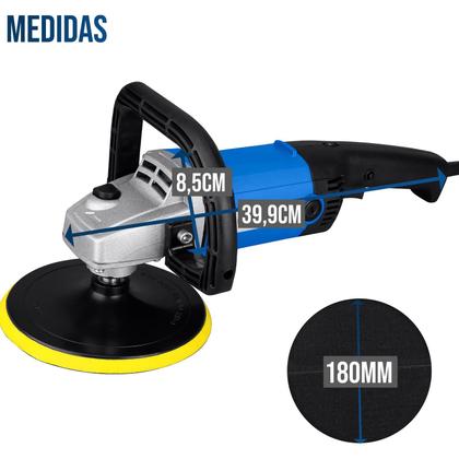 Imagem de Politriz Lixadeira Multifunções Automotiva 7" 1400W