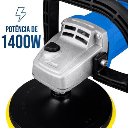 Imagem de Politriz Lixadeira Multifunções Automotiva 7" 1400W