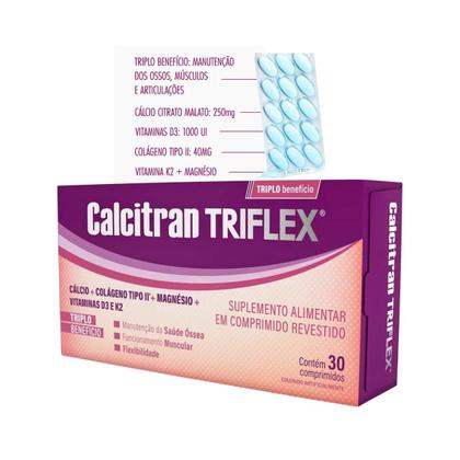 Imagem de Polivitamínico Calcitran Triflex 1000UI 30 comprimidos