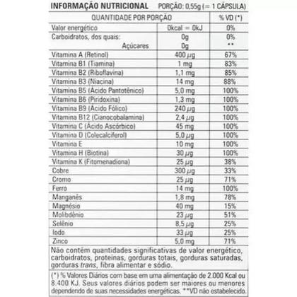 Imagem de Polivitamínico Supracorp Mulher 60 Cápsulas