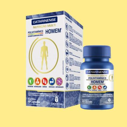 Imagem de Polivitamínico Vitamina Multi Homem 60 Cps  Catarinense