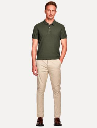 Imagem de Polo Aramis Masculina Cotton Piquet Basic Verde Militar