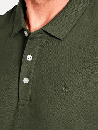 Imagem de Polo Aramis Masculina Cotton Piquet Basic Verde Militar