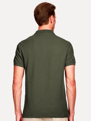 Imagem de Polo Aramis Masculina Cotton Piquet Basic Verde Militar