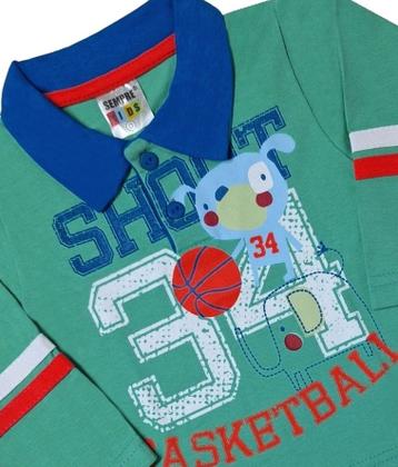 Imagem de Polo para bebê Manga Longa 100% ALGODÃO