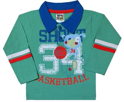 Imagem de Polo para bebê Manga Longa 100% ALGODÃO