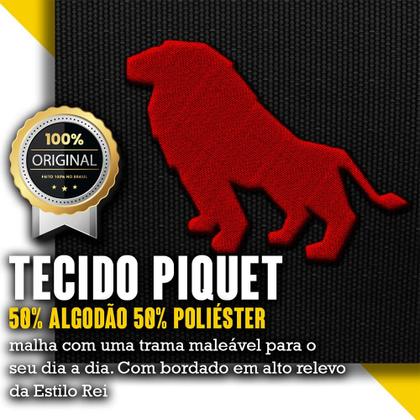 Imagem de Polo Piquet Com Bordado Plus Size G4 E G5