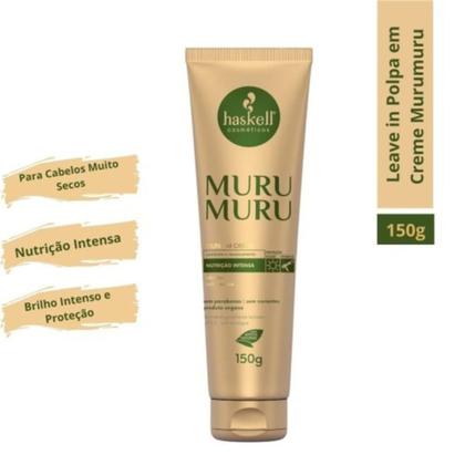 Imagem de Polpa em Creme Murumuru Haskell 150g - Finalizador, Leave in, Protetor Térmico