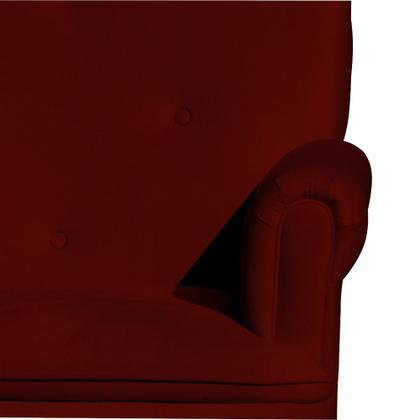 Imagem de Poltrona Amamentação Balanço Para Quarto Com Puff Laura Suede