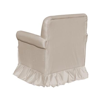 Imagem de Poltrona Amamentação Balanço Para Quarto Com Puff Laura Suede