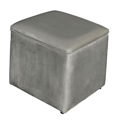 Imagem de Poltrona Amamentação Balanço Para Quarto Com Puff Laura Suede