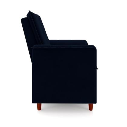 Imagem de Poltrona Amamentação Confortável Com Puff Ayla Suede