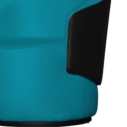 Imagem de Poltrona Beatriz Organica Tecido Suede Com Composê em material sintético Preto